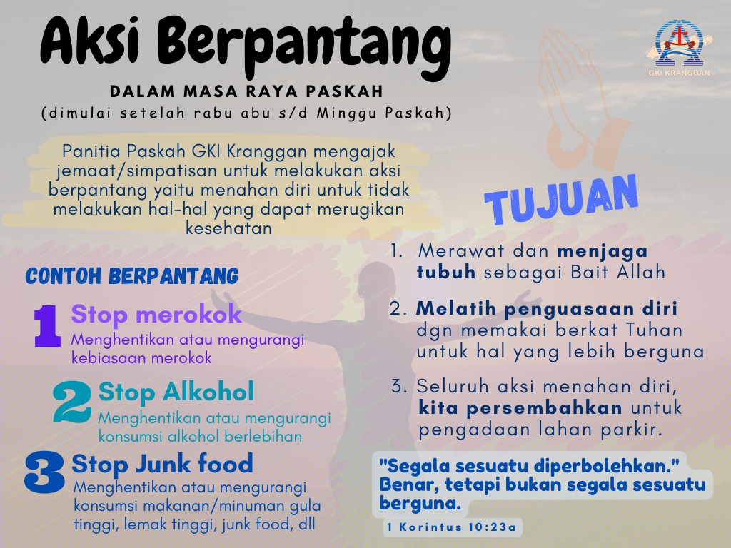 Rangkaian Acara Paskah 2024